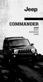 2009 Jeep Commander Quick Reference Guide