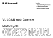 2012 Kawasaki Vulcan 900 Custom Owners Manual