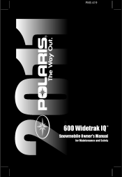 2011 Polaris 600 WideTrak IQ Owners Manual