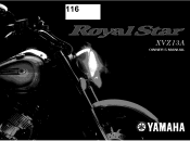 2001 Yamaha Motorsports Royal Star Boulevard Owners Manual