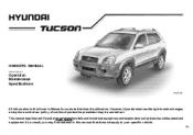 2009 Hyundai Tucson Owner's Manual