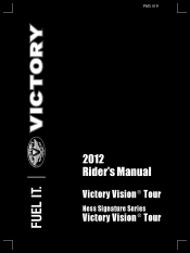 2012 Polaris Ness Signature Series Victory Vision Owners Manual