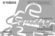 2012 Yamaha Motorsports Grizzly 700 4x4 Owners Manual